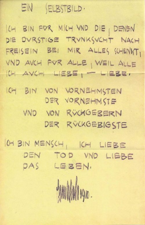 Schiele: Ein Selbstbild