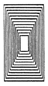 Josef Albers: Introitus aus der Tektonischen Graphik