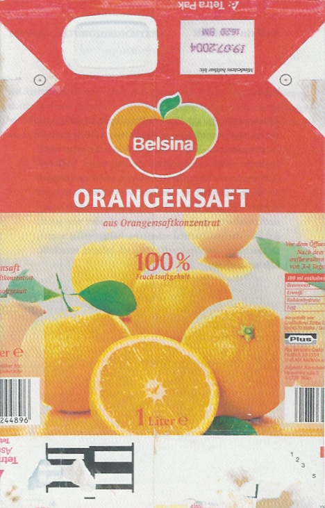 Foto Orangen Tetra Pak