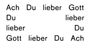 Konstellation von Eugen Gomringer