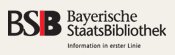 Logo der Bayerischen Staatsbibliothek