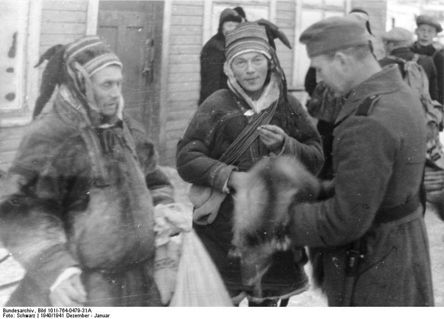 Norwegen, Soldat mit Lappen