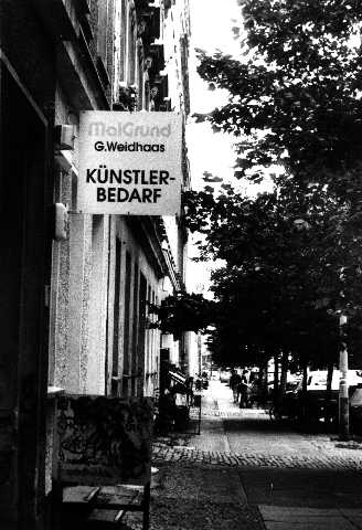 'KUNST' in der Fehrbelliner Straße 56, Berlin Mitte