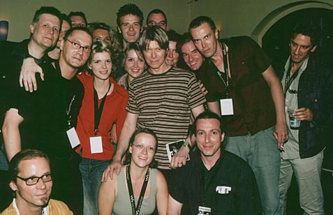 Gruppenbild mit Bowie