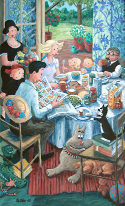 Frühstück bei Familie Strizz
