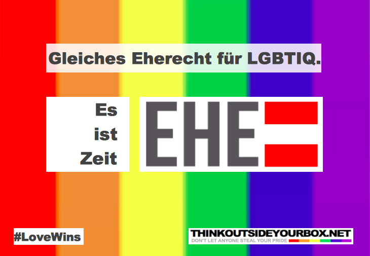 Unterstütze die parlamentarische BürgerInneninitiative "Ehe gleich" mit deiner Unterschrift