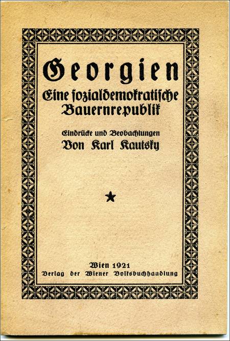 KARL KAUTSKY Georgien 1921
