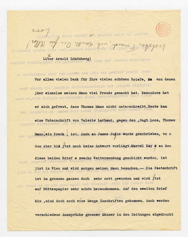 05a Heute kam eine Unterschrift von Valery Larbaud