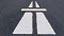 Strasse mit Autobahnsymbol