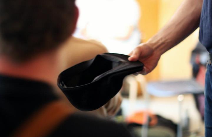 Krystian Woznicki beim Live-Crowdfunding