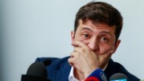 Ukrainian President Volodymyr Zelenskiy won in an April landslide. 