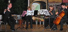 Floete und Streichtrio