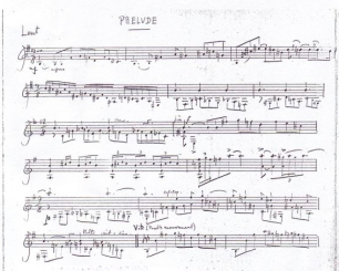 Frank Martin_Quatre pieces_Prelude_Autograph