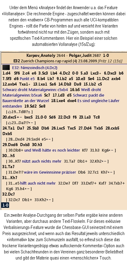 Vollautomatische Analyse