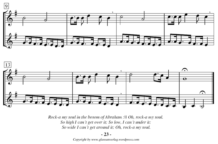 Screenshot von «Gospel for Pan» (Copyright 2010 by Glarean Verlag)