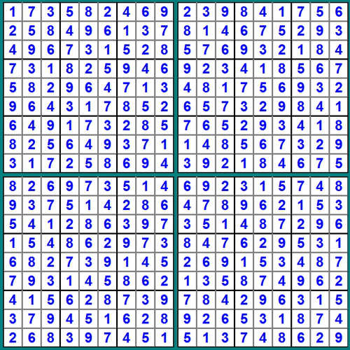 Sudoku - Puzzle-Raetsel-November-2014-Loesungen-Glarean Magazin