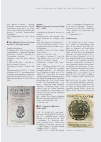 Schachhistoriker Siegfried Schönle fahndete umfangreich und wissenschaftlich exakt dokumentiert nach Spuren und Belegen zum Schachspiel in Drucken aus dem 17. Jahrhundert