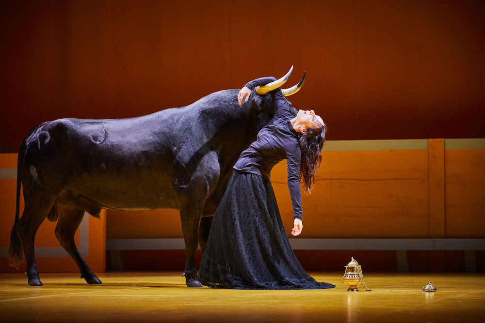 Angelica Liddell in ihrem Stück "Liebestod" © Christophe Raynaud de Lage / Schaubühne / Festival d'Avignon