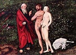 Lukas Cranach d.Ä - "Adam und Eva"
