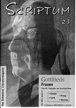 Literaturzeitschrift SCRIPTUM Nr. 23 - Cover