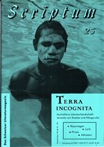 Literaturzeitschrift SCRIPTUM Nr. 25 - Cover