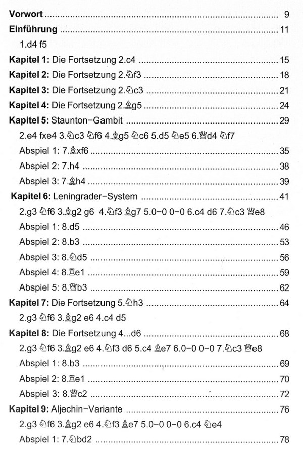 Inhalt von "Holländisch - richtig gespielt" (Joachim Beyer Verlag)