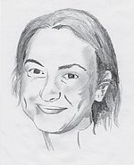Frauen-Schachweltmeisterin 2004 Antoaneta Stefanowa in einer Zeichnung von Axel Hennlein Frauen-Schachweltmeisterin 2004 Antoaneta Stefanowa in einer Zeichnung von Axel Hennlein