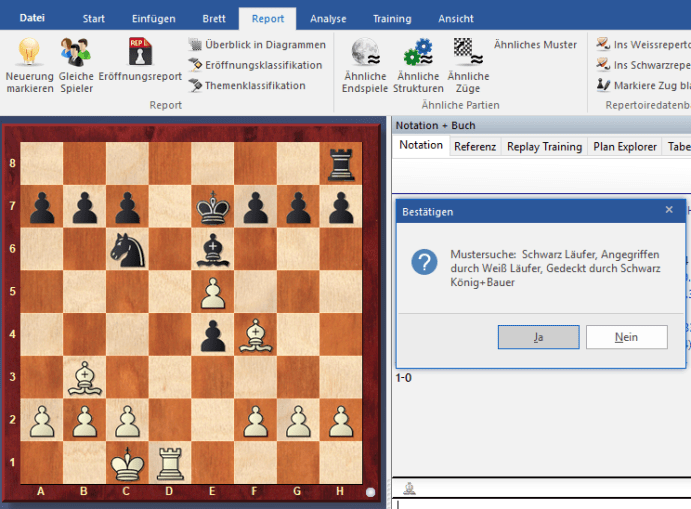 Chessbase-15 - Muster-Suche - Rezension Glarean Magazin