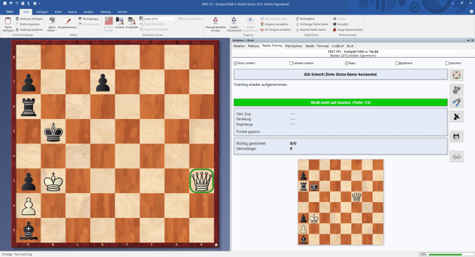 Chessbase-15 - Replay Training - Rezension Glarean Magazin