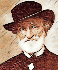 Karikatur Giuseppe Verdi - Musiker-Anekdoten - Glarean Magazin Karikatur Giuseppe Verdi - Musiker-Anekdoten - Glarean Magazin
