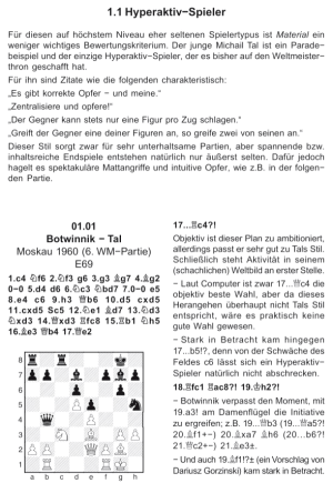 Müller & Engel - Spielertypen im Schach - Leseprobe 2 (Hyper-Aktivspieler) - Glarean Magazin