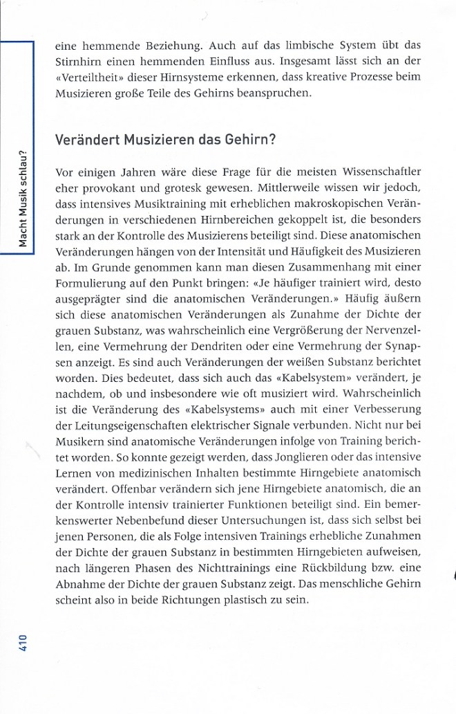 Leseprobe 2 aus Lutz Jäncke: "Macht Musik schlau"? - Neue Erkenntnisse aus den Neurowissenschaften und der kognitiven Psychologie - Huber Verlag