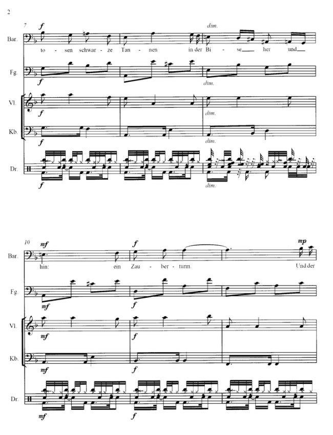 Marcel Haag: "Enthüllung" - Partitur - Erstveröffentlichung Glarean Magazin 2009 (2)