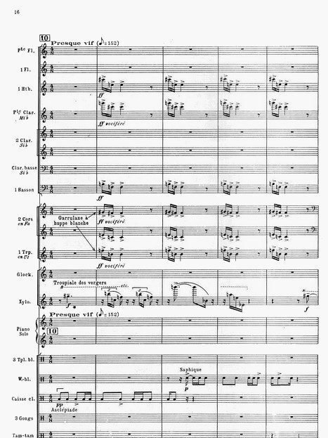 Olivier Messiaen: Aus "Oiseaux exotiques 1955