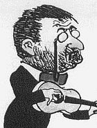 Musizierender Dramatiker Frank Wedekind