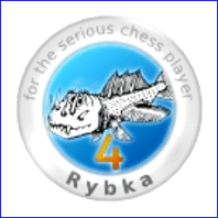 Die momentan stärkste Chess Engine (hier das Logo der letzten Version 4): Rybka von Vasik Rajlich