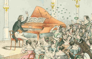 Lisztomania im Konzertsaal (Hosemann)