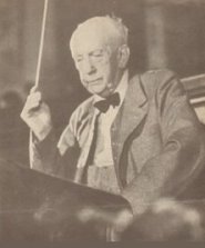 Strauss als Dirigent der Bayrischen Staatsoper 1949