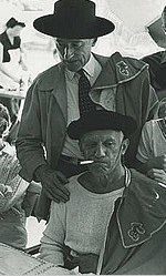 Die Genet-Freunde Picasso und Cocteau (1955 bei einer Corrida)