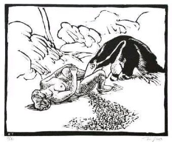 Roland Topor's "Le Fourmilier": Ein Ameisenbär auf Abwegen