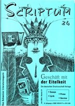 Literaturzeitschrift SCRIPTUM Nr. 24 - Cover