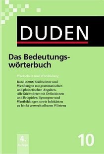 Duden - Das Bedeutungswörterbuch