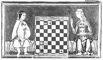 Schach-Studien kennt die Welt schon seit alters her; hier ein Detail aus dem Schach-Studien kennt die Welt schon seit alters her; hier ein Detail aus dem