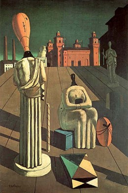 Giorgio de Chirico: "Die beunruhigenden Musen" Giorgio de Chirico: "Die beunruhigenden Musen"