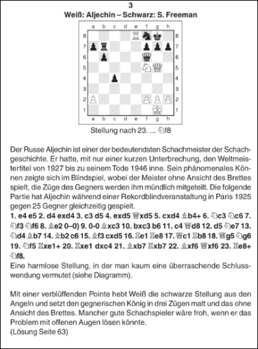 50 attraktive Schach-Kombinationen bis zum Matt in Lossa's "Der entscheidende Zug" 50 attraktive Schach-Kombinationen bis zum Matt in Lossa's "Der entscheidende Zug"