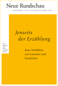 Neue Rundschau - Jenseits der Erzählung - Buch-Rezension Glarean Magazin