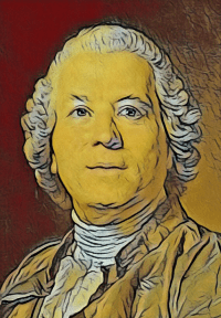 Karikatur Christoph Willibald von Gluck - Karikatur - Musiker-Anekdoten Glarean Magazin