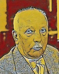 Karikatur Richard Strauss - Karikatur - Musiker-Anekdoten Glarean Magazin