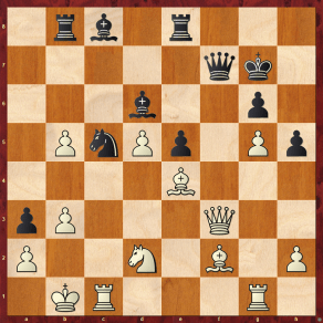 Schach-Aufgabe - Chess Puzzle - The Engine Crackers Nr.6 - Cvak vs Kubicki - Schwarz zieht Dxf3 - Glarean Magazin