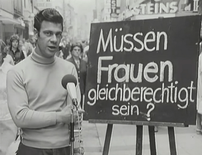 Müssen Frauen gleichberechtigt sein - Strassen-Statements in den 1950er Jahren - Glarean Magazin